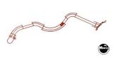 Wire Ball Guides-ROLLER COASTER TYCOON (Stern) Ramp red
