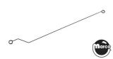 Wire forms & Gates-ELVIS (Stern) Wire form leg actuator