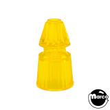 Posts/ Spacers/Standoffs - Plastic-Post - 1-3/16" jewel pattern yellow