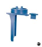 Pop bumper bracket plastic blue