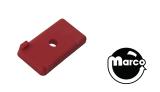 Target face - rectangle 1/2 x 1 inch red