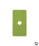 Target face - rectangle 1/2 x 1 inch green