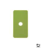 Target face - rectangle 1/2 x 1 inch green