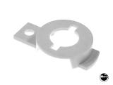 Lamp Sockets / Holders-Socket bracket 5/16" white low mount