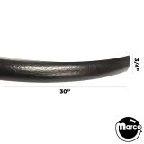 T-molding 3/4 inch black textured / 30" Strip