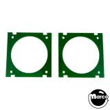 Interactive Speaker Trim Acrylic Set (Stern) GREEN