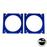 Playfield Plastics-Interactive Speaker Trim Acrylic Set (Stern) BLUE