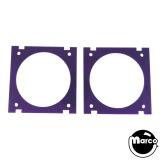 Playfield Plastics-Interactive Speaker Trim Acrylic Set (Stern) PURPLE