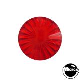 Lamp Covers / Domes / Inserts-Insert - round 2-3/4 inch clear red starburst