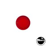 -Insert - round 3/4 inch clear red plain