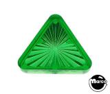 -Playfield insert 1-3/16 inch triangle green