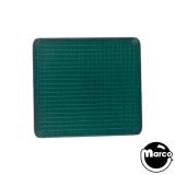 Lamp Covers / Domes / Inserts-Insert - rectangle 1-1/8 x 1/4 inch clear teal stippled