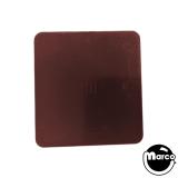 Lamp Covers / Domes / Inserts-Insert - rectangle 1-1/8 x 1/4 inch clear amber stippled