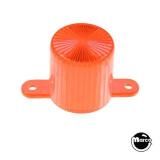 Lamp Covers / Domes / Inserts-Dome - orange flourescent with tabs