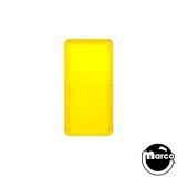Insert - rectangle 2-1/4 x 1-1/8 inch clear yellow plain