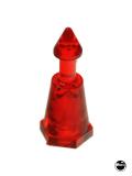 Posts/ Spacers/Standoffs - Plastic-Minipost - plastic red, single groove 