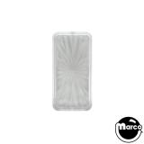 -Insert - rectangle 1-1/2 x 3/4 inch clear starburst
