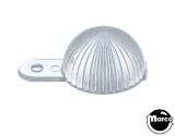 Lamp Covers / Domes / Inserts-Dome with screw tab - clear trimmed