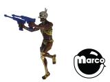Molded Figures & Toys-IRON MAIDEN PREMIUM (Stern SPI) Eddie Cyborg model