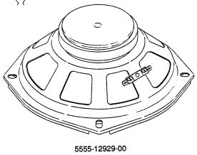 Speaker 6 inch - 4 ohm  25 watt