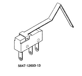 Switch - sub-miniature formed lever actuator