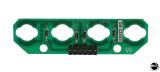 Boards - Displays & Display Controllers-MONSTER BASH (Williams) 4 lamp PCB