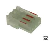 -Connector - IDC red 3r mt end 22/156