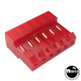 Connectors-Connector - IDC red 6r mt/end 22/156