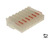 -Connector - IDC red 7r mt/end 22/156