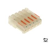Connector - IDC green 5r mt/thru 22/156