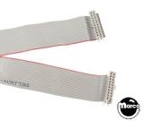 Cables / Ribbon Cables / Cords-Ribbon Cable - 20 pin 6 inch with reversed headers - cabinet