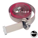 -Ribbon Cable - 14 pin 60 inch with ferrite bead