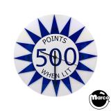 Pop Bumper Cap Wall Clock BLUE