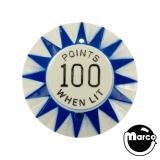 The Pinball Scientist-Pop Bumper Cap Nightlight - 100 Points - blue star