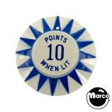The Pinball Scientist-Pop Bumper Cap Nightlight - 10 Points - Blue Star