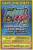 Marketing Promo Items-Postcard - Pinball Expo Chicago 2019