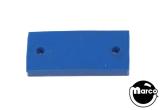 Rubber bumper pad blue 1-3/8 x 5/8 x 1/4 inch