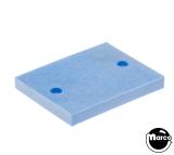 Rubber - blue pad .88 x 1.13 x .13 inch