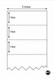 CLEARANCE-Mylar® sheet 5" wide - order per foot 
