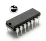 IC - 14 pin DIP SN74F08N quad AND gate 2 input