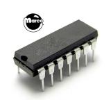 Integrated Circuits-IC - 14 pin DIP Quad 2-input pos NAND