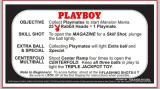 PLAYBOY (Stern) Card Instructions