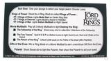 -LORD OF THE RINGS (Stern) Card Instruct
