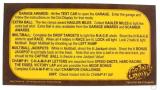 GRAND PRIX (Stern) Card Instructions