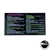 -Elvira HOH (Stern) Italian Score card
