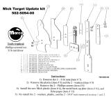 Stationary Targets-ROLLING STONES (Stern) Mick update instruction sheet