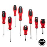 Screwdriver set - 8 piece magnetic tip