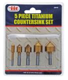 Hand Tools-Drill bit set - countersink 5 piece