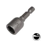 Nutdriver bit - magnetic 3/8 inch