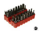 Hand Tools-Security Bit set - 33 piece